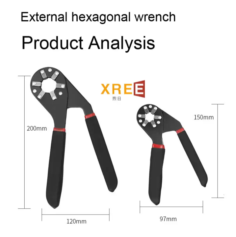 LLAVE GIRATORIA HEXAGONAL AJUSTABLE - HERRAMIENTAS