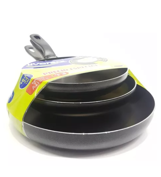SET DE 3 SARTENES UNIVERSAL - COCINA - HOGAR
