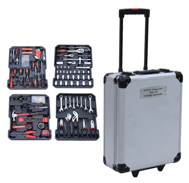MALETA SET DE HERRAMIENTAS 187 PIEZAS - HERRAMIENTAS - HOGAR