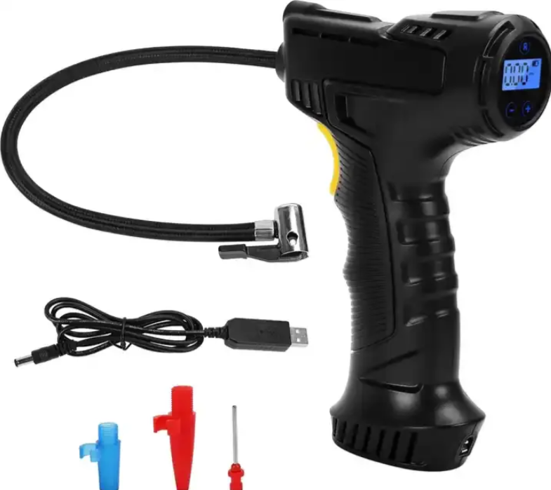 COMPRESOR DE AIRE DIGITAL RECARGABLE - HERRAMIENTAS - VEHICULOS