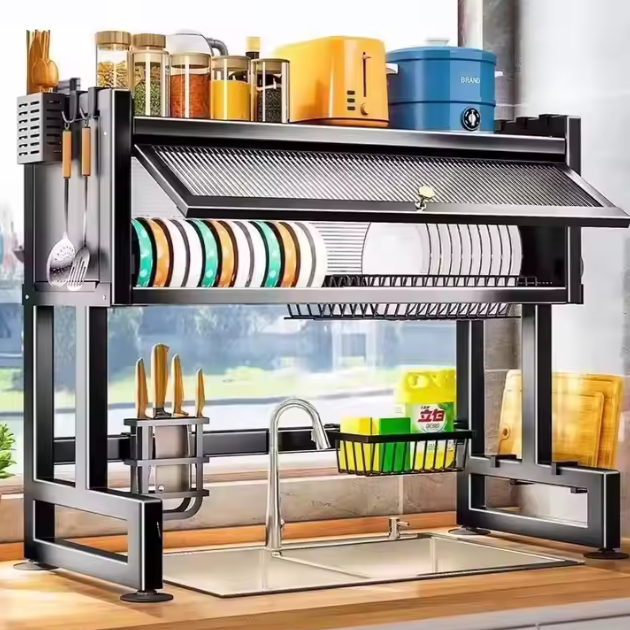 ESCURRIDOR DE PLATO CON GABINETE MULTIFUNCIÓN - HOGAR