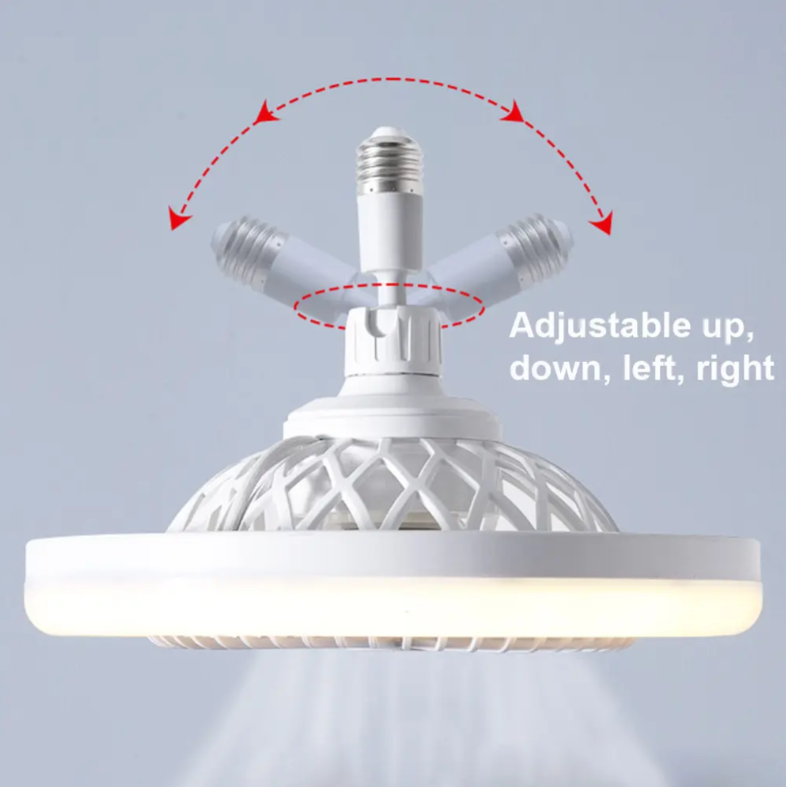 LAMPARA LED CON VENTILADOR - HOGAR