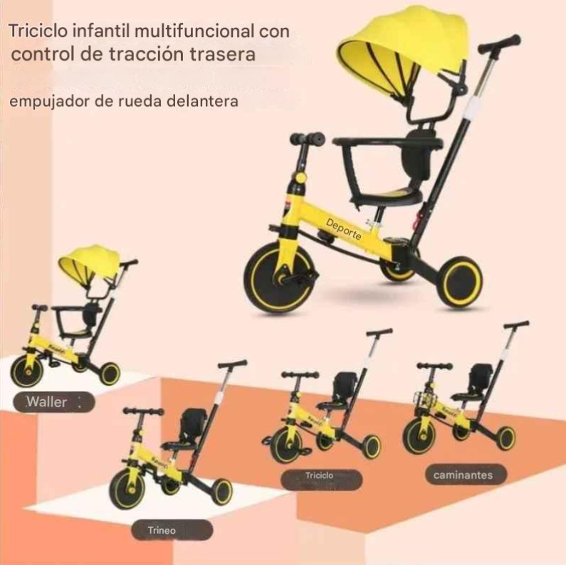 TRICICLO EVOLUTIVO 6 EN 1 - INFANTIL