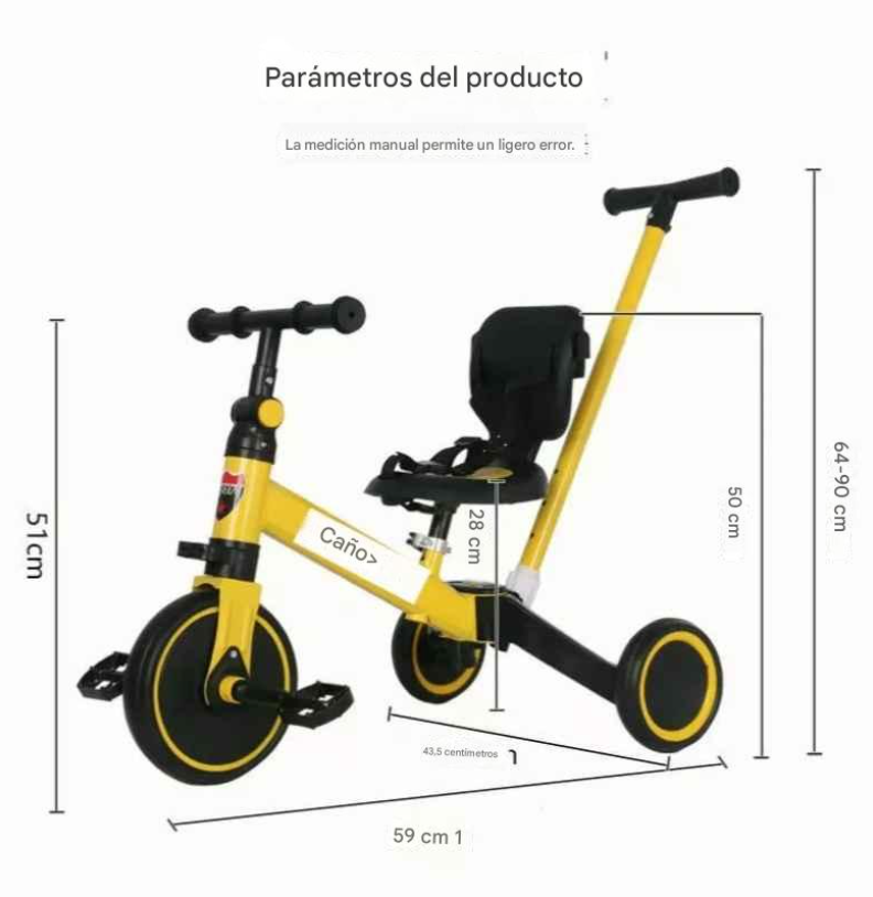 TRICICLO EVOLUTIVO 6 EN 1 - INFANTIL