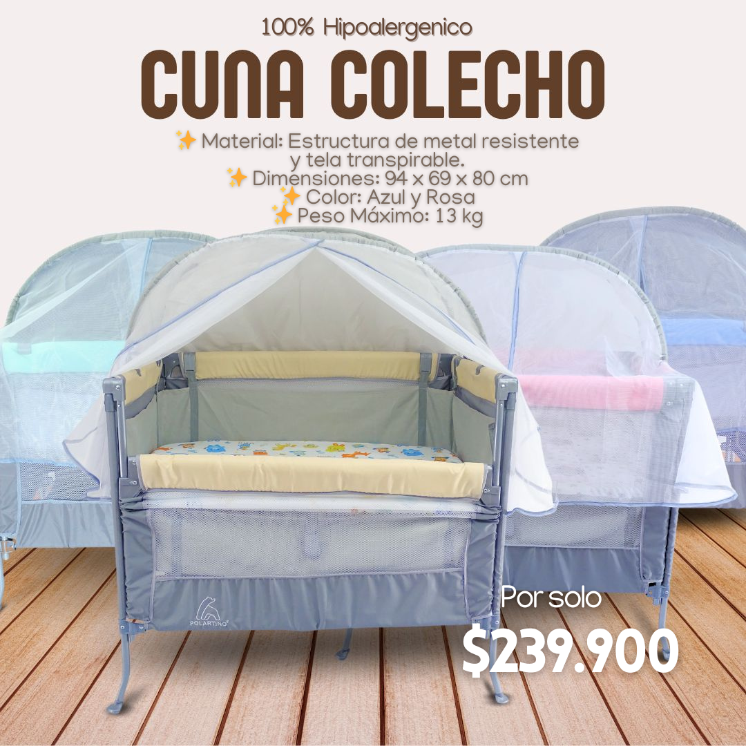 CUNA COLECHO - SEGURIDAD Y COMODIDA - BEBÉ