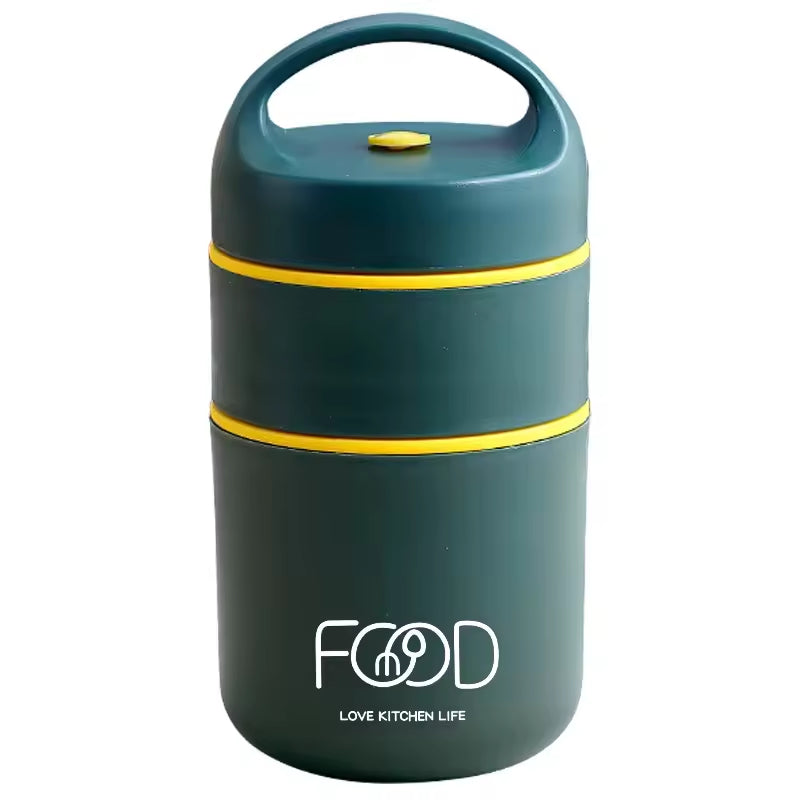 Fiambrera Mágica 2 en 1: ¡Tu Comida Caliente y Fresca en Todo Momento! 🌟- Hogar- Cocina