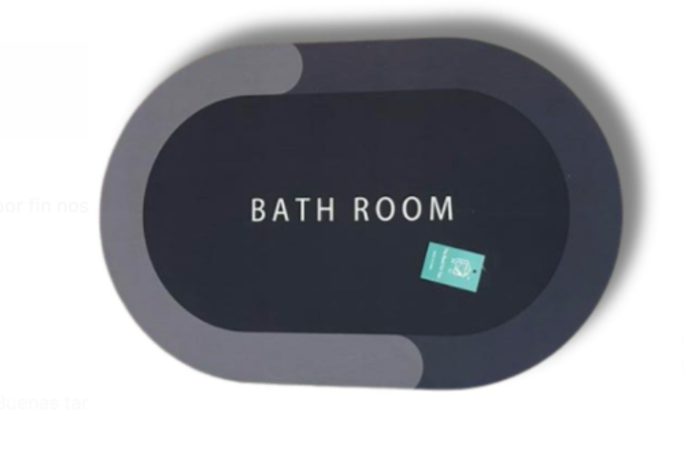 TAPETE ALFOMBRA PARA BAÑO ABSORBENTE- HOGAR