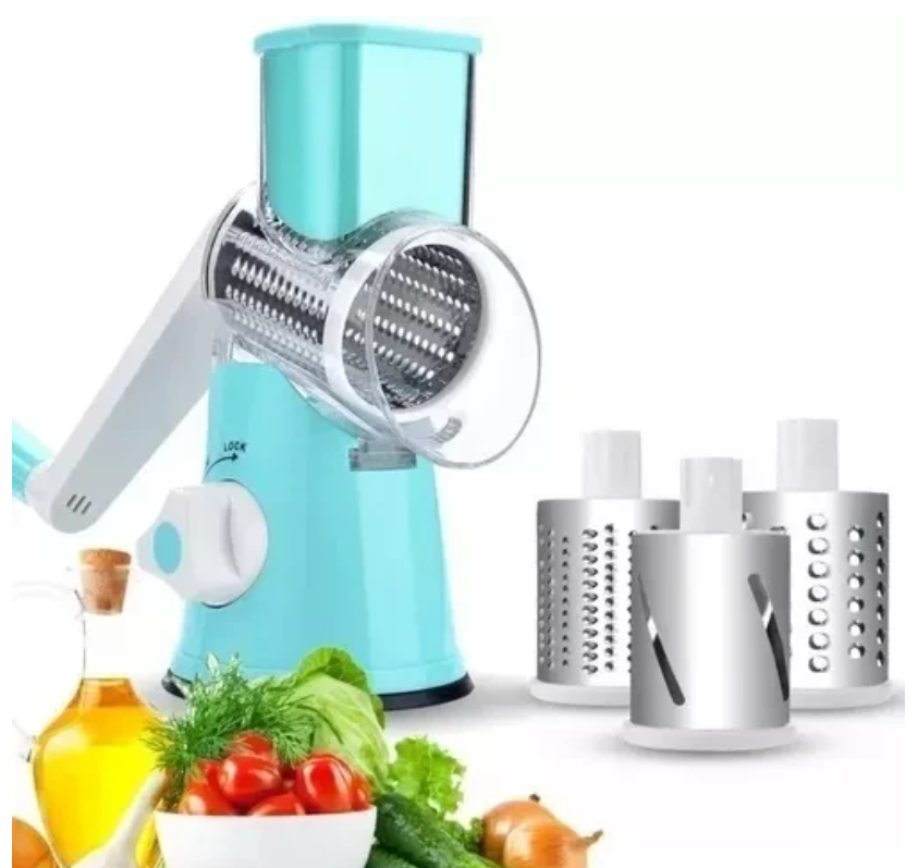 MOLINO RALLADOR 3 EN 1 CORTADOR PICATODO- Cocina
