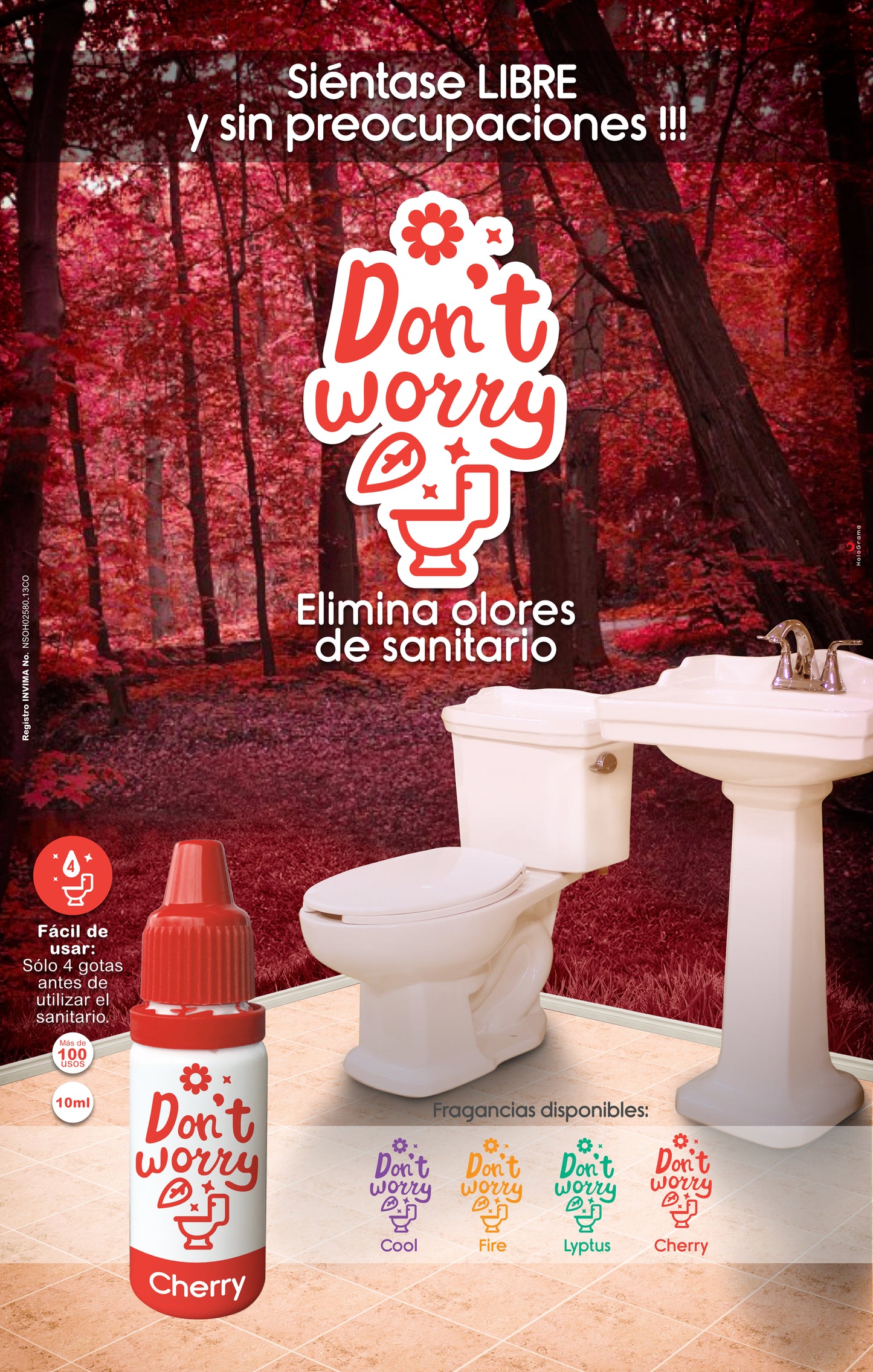 DON`T WORRY ELIMINADOR DE OLORES - HOGAR