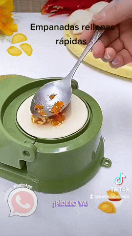 2 MOLDES PARA HACER EMPANADAS CON MEDIDAS - HOGAR- COCINA