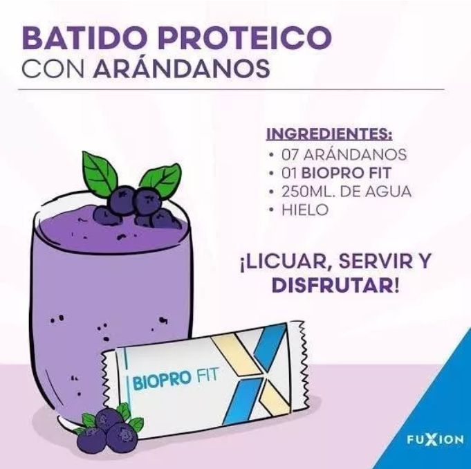 PROTEINA BIOPRO FIT - FUXION - SALUD Y BELLEZA