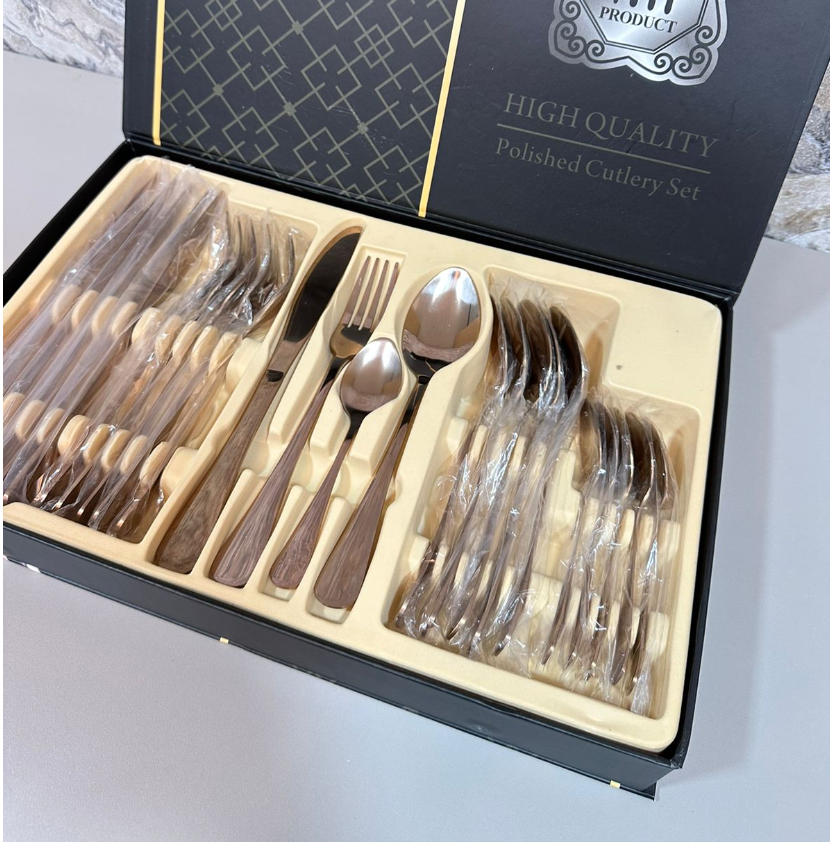 MA. JUEGO DE CUBIERTOS SET 24 PIEZAS - HOGAR-MA-ME
