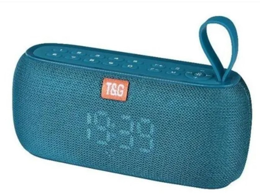 PARLANTE RELOJ BLUETOOTH RADIO FM TG177- Hogar