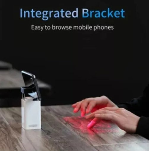 Teclado Inhalambrico Proyector Laser Bluetooth Portatil- Hogar