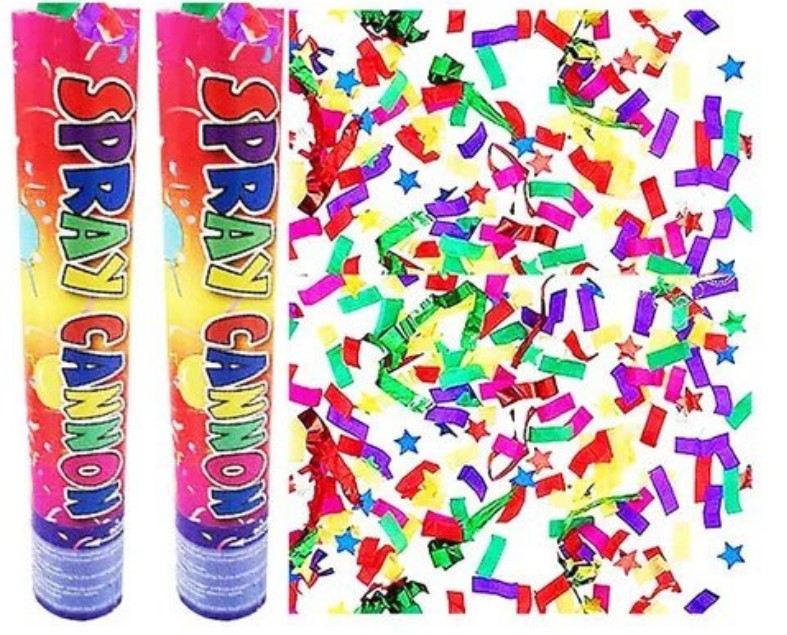 Cañon de Papel Explosión de colores - Piñateria