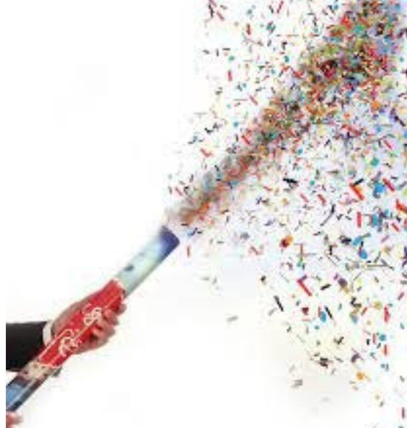 Cañon de Papel Explosión de colores - Piñateria