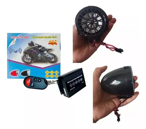 PARLANTE CON ALARMA PARA MOTOS - VEHICULOS