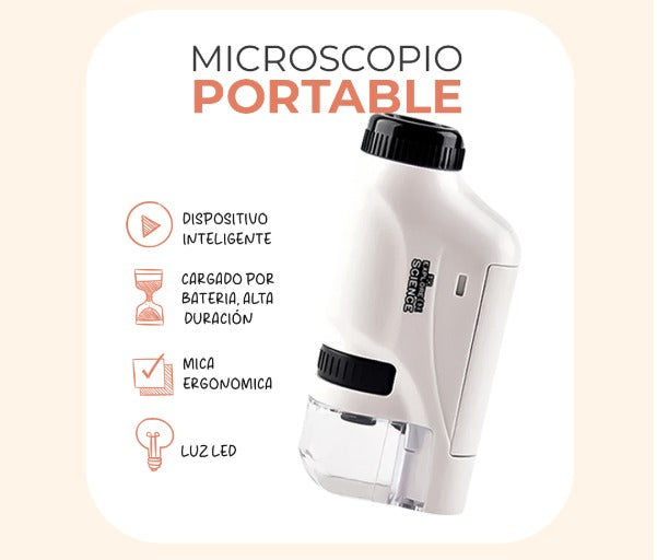 MICROSCOPIO DROPS PORTABLE - JUGUETERIA