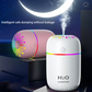 Humidificador luz led 3 en 1 De 300ml Difusor Aroma Led- HOGAR