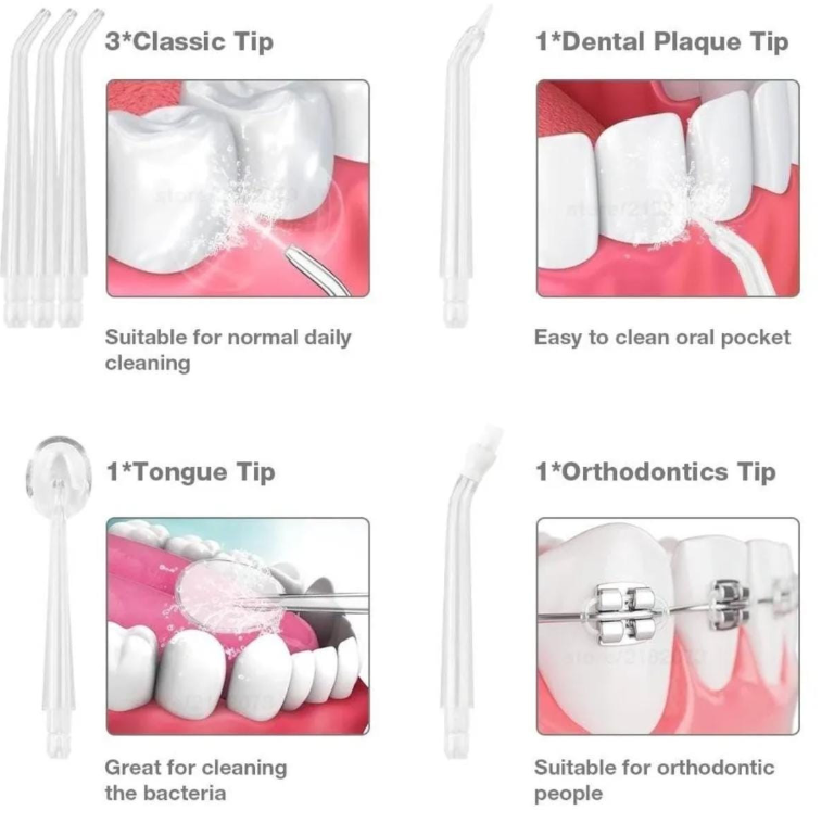 LIMPIADOR DENTAL RECAGABLE IRRIGADOR- SALUD