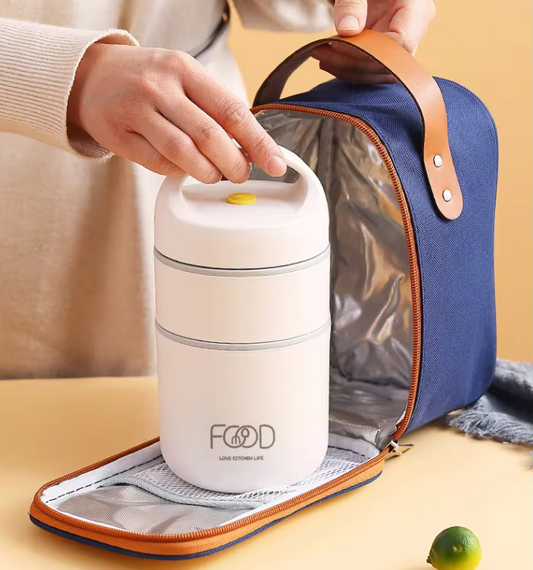 Fiambrera Mágica 2 en 1: ¡Tu Comida Caliente y Fresca en Todo Momento! 🌟- Hogar- Cocina