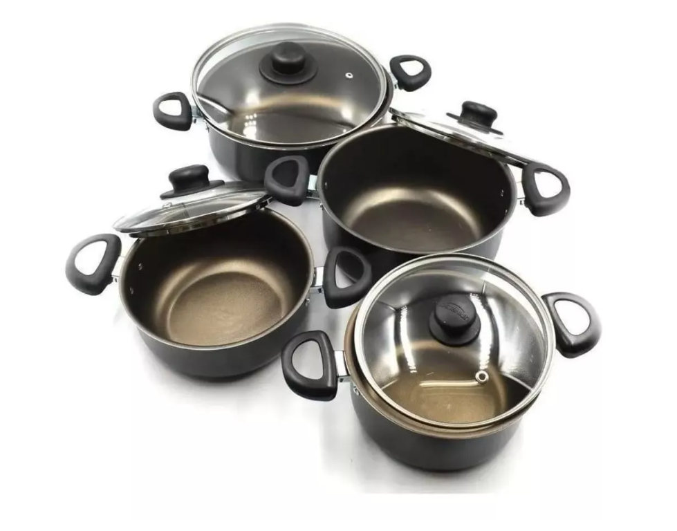 BATERIA DE 8 PIEZAS UNIVERSAL - COCINA - HOGAR