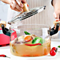 OLLA DE VIDRIO CON SOPORTE DE MADERA - COCINA