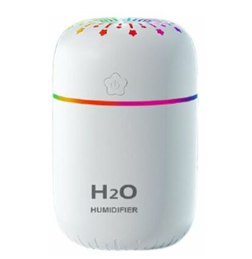 Humidificador luz led 3 en 1 De 300ml Difusor Aroma Led- HOGAR