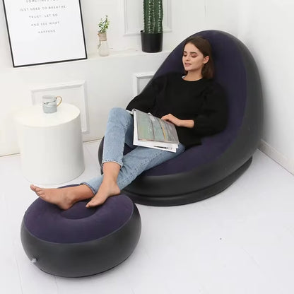 ✨ ¡El Sofá Inflable ERGONÓMICO 360° te Lleva al Futuro del Confort! 🛋️ - Hogar