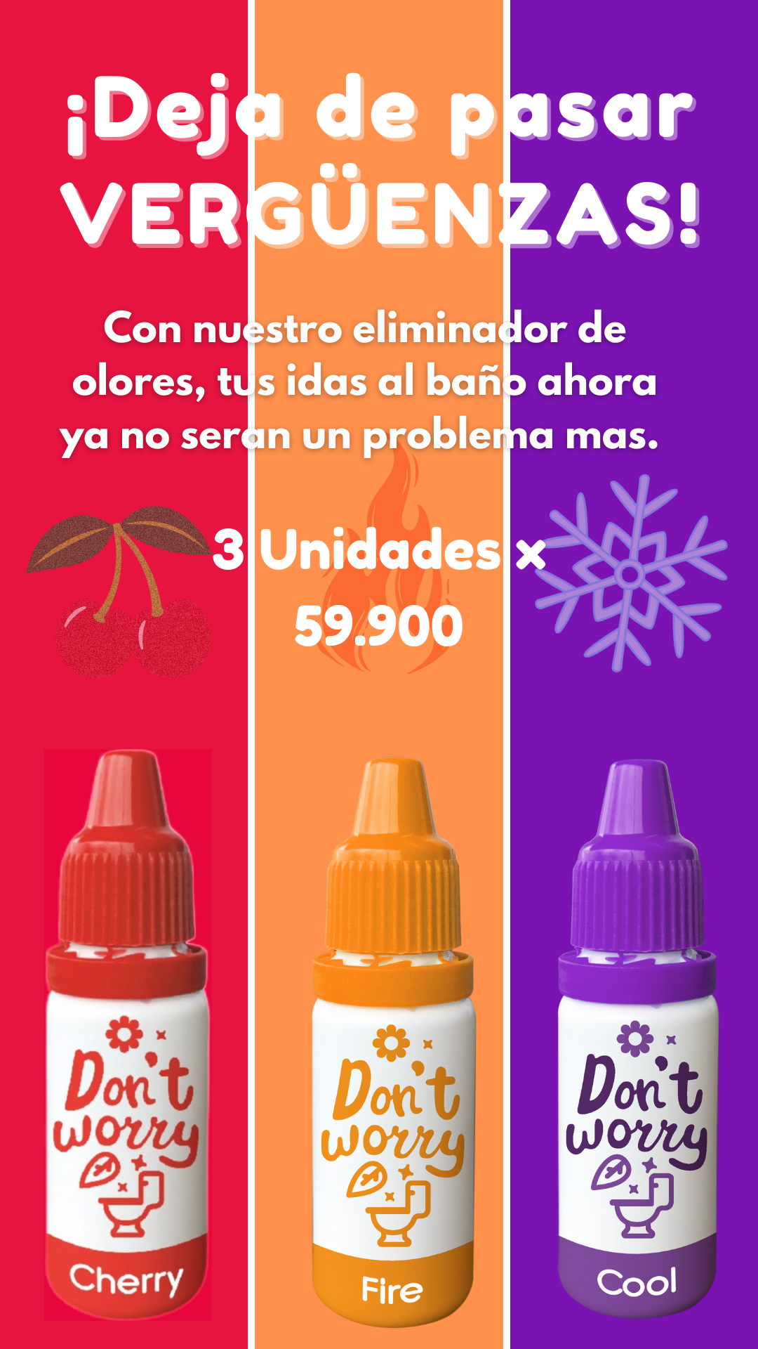 DON`T WORRY ELIMINADOR DE OLORES - HOGAR