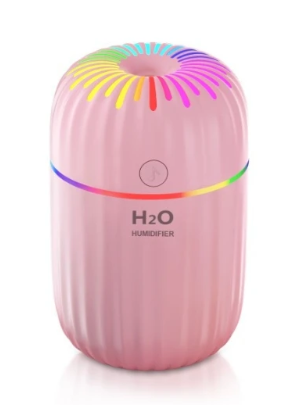 Humidificador luz led 3 en 1 De 300ml Difusor Aroma Led- HOGAR