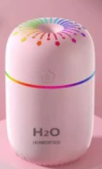 Humidificador luz led 3 en 1 De 300ml Difusor Aroma Led- HOGAR