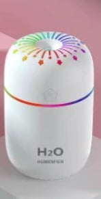 Humidificador luz led 3 en 1 De 300ml Difusor Aroma Led- HOGAR