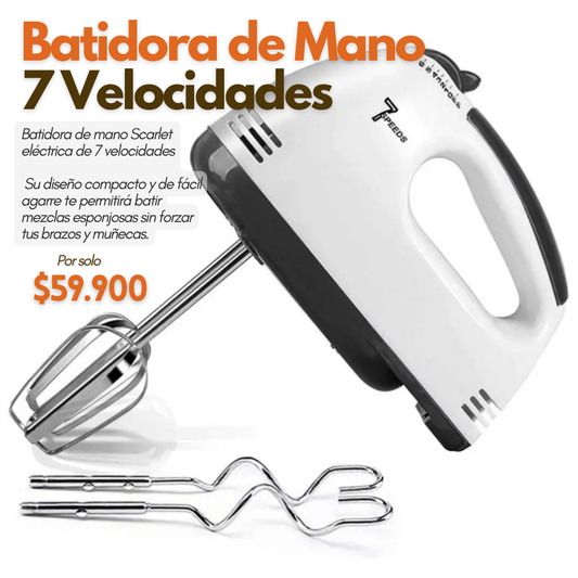 BATIDORA MAGICA CON 7 VELOCIDADES