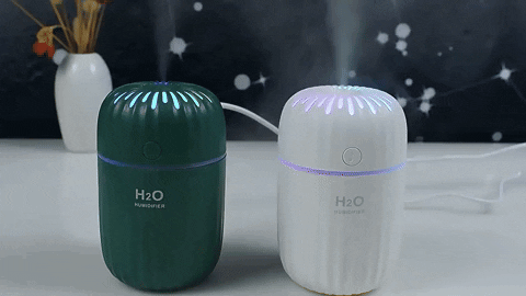 Humidificador luz led 3 en 1 De 300ml Difusor Aroma Led- HOGAR