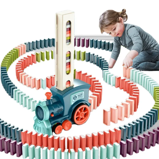 🎄✨ TREN DOMINO DIDACTICO ELECTRICO ✨🎄- HOGAR - JUGUETERIA