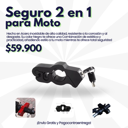 SEGURO PARA MOTO 2 EN 1