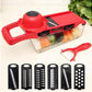 RALLADOR  6  EN 1 ROJO- COCINA- HOGAR